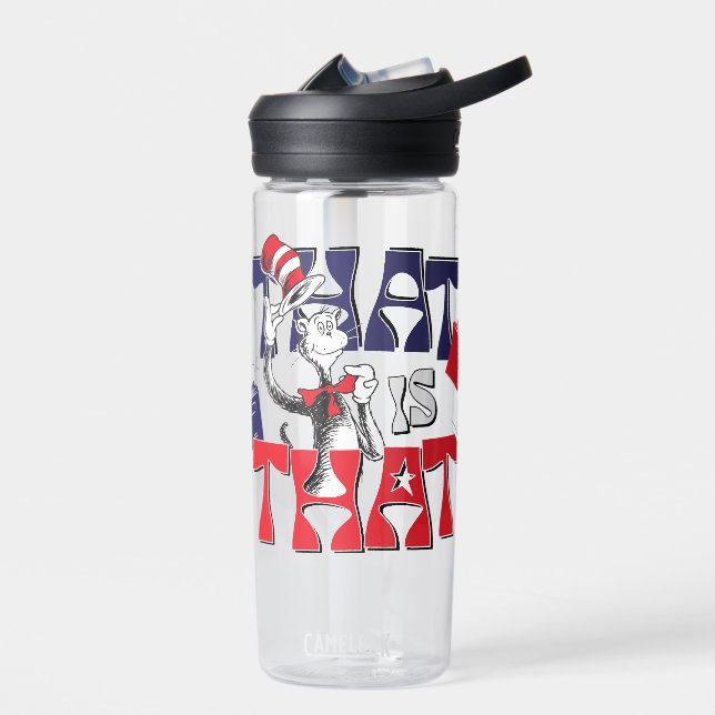 Katze im Hut | Das ist Trinkflasche (Links)