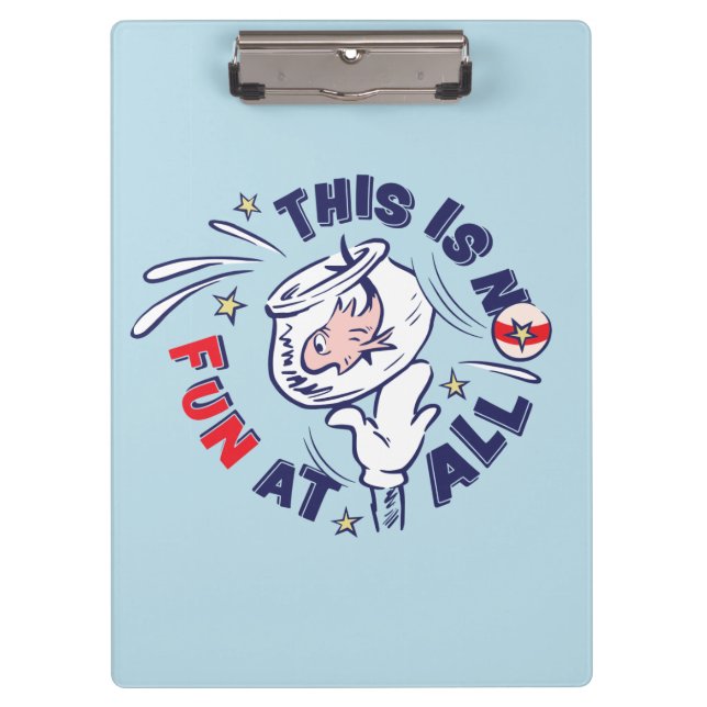 Katze im Hut | Das ist überhaupt kein Spaß Klemmbrett (Vorderseite)