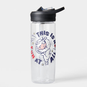 Katze im Hut   Das ist überhaupt kein Spaß Trinkflasche