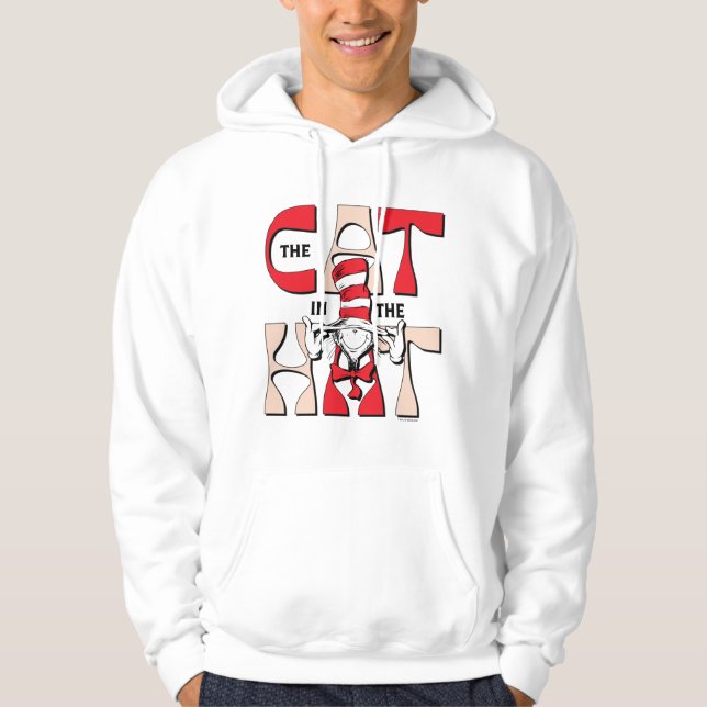 Katze im Hut | Die Alberne Katze im Hut Hoodie (Vorderseite)
