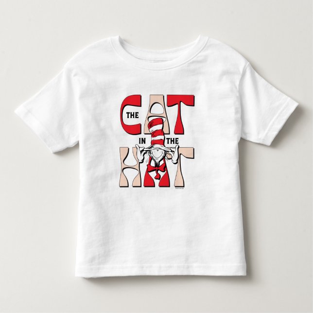 Katze im Hut | Die Alberne Katze im Hut Kleinkind T-shirt (Vorderseite)