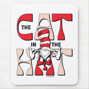 Katze im Hut   Die Alberne Katze im Hut Mousepad