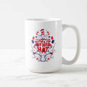 Katze im Hut  Er war mit einem Huttipp verschwunde Kaffeetasse