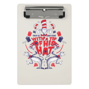 Katze im Hut  Er war mit einem Huttipp verschwunde Mini Klemmbrett