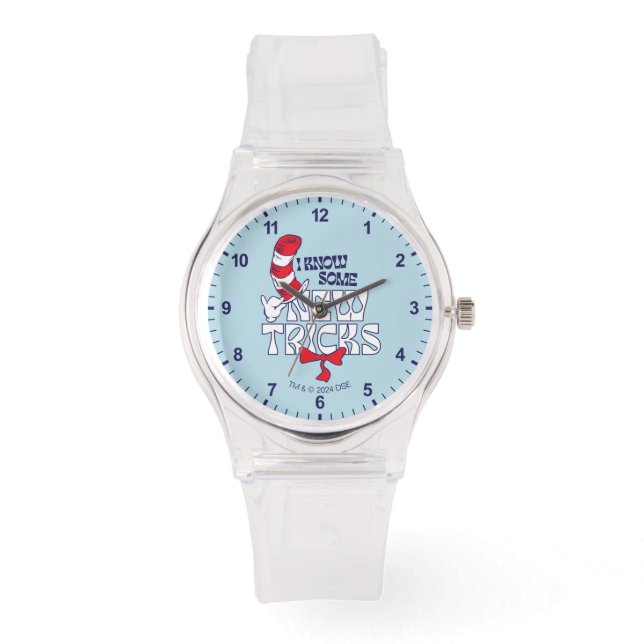 Katze im Hut | Ich kenne einige neue Tricks Armbanduhr (Vorderseite)