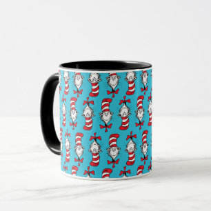 Katze im Hut Muster Tasse