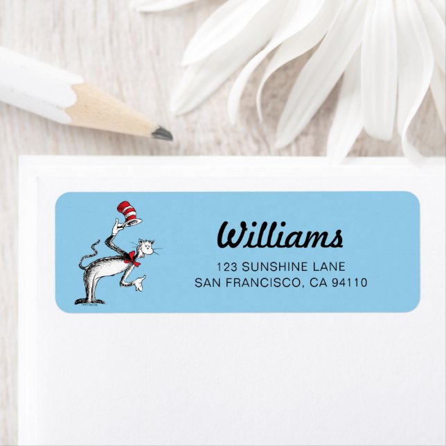 Katze im Hut nimmt einen Bow (Insitu)