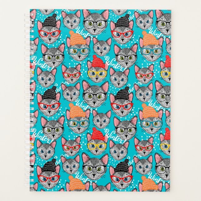 Katze im Hut Planer (Vorderseite)