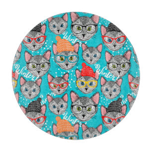 Katze im Hut Schneidebrett