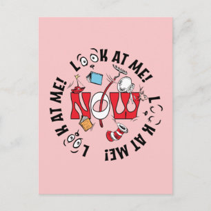 Katze im Hut   Sieh mich an! Sieh mich an! Postkarte