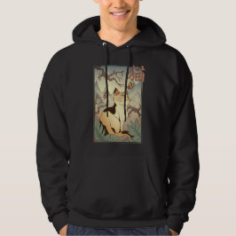 Katze im japanischen Kunststil Hoodie