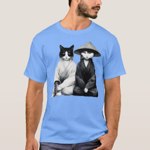 Katze im japanischen Stil T-Shirt