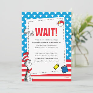 Katze im Party des Hat Book Guest Book Einladung
