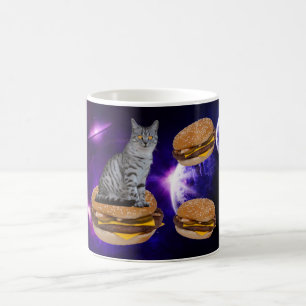 KATZE IM RAUM MIT KÄSE-KAFFEE-MUGS KAFFEETASSE