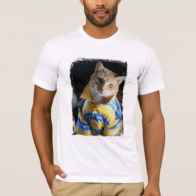 Katze im Shirt (Vorderseite)