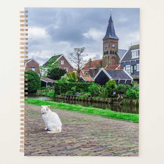 Katze im traditionellen Fischerdorf Planer (Vorderseite)