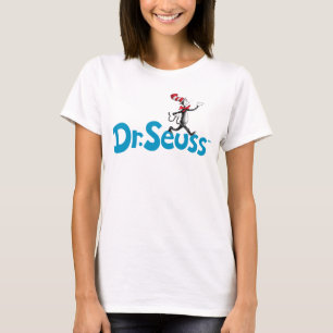 Katze im Vintagen Hutlogo T-Shirt