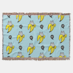 Katze in Banane Decke