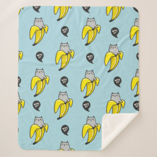 Katze in Banane Sherpadecke