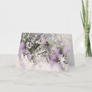 Katze in Blume