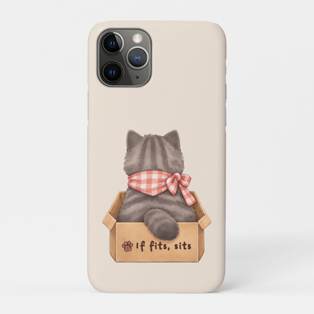 Katze in der Box iPhone-Hülle Case-Mate iPhone Hülle (Rückseite)