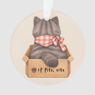 Katze in der Box Ornament