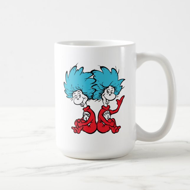 Katze in der Hut-Sache Eins & Zwei Kaffeetasse (Rechts)