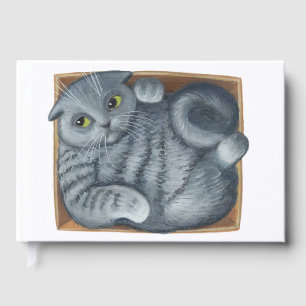 Katze in der Schachtel Gästebuch