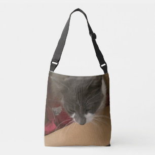 Katze in der Schachtel Tragetaschen Mit Langen Trägern