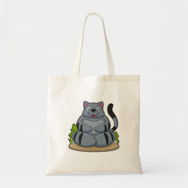 Katze in der Yoga-Fitness Tragetasche (Vorne)