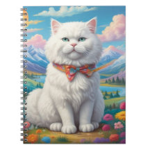 Katze in einem Field-Notebook