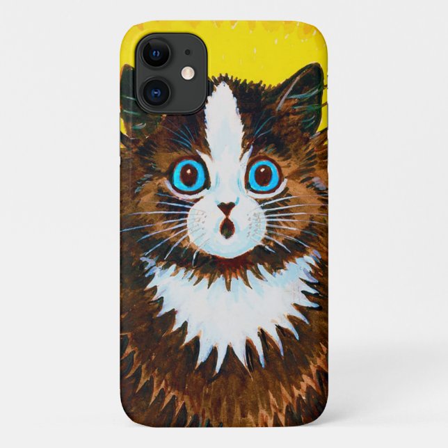 Katze in einem Regenbogen, Louis Wain Case-Mate iPhone Hülle (Rückseite)