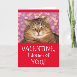 Katze in Liebe für immer Valentinstag Feiertagskarte
