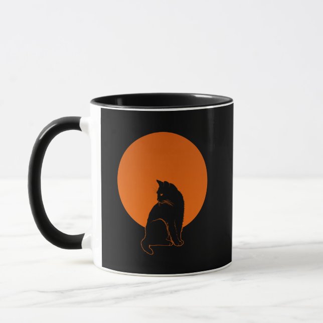 KATZE IN MONLIGHT TASSE (Links)