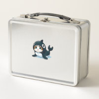 Katze in Orca Kostüm