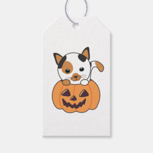Katze in Pumpkin Sweet Cats Happy Halloween Gesche Geschenkanhänger