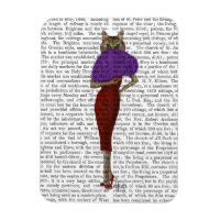 Katze in rotem Kleid
