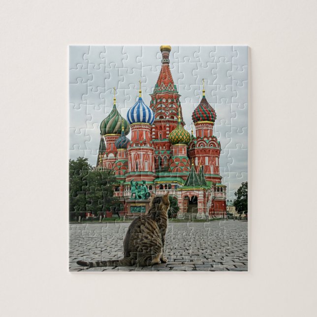 Katze in Russland Moskau Reisen (Vertikal)
