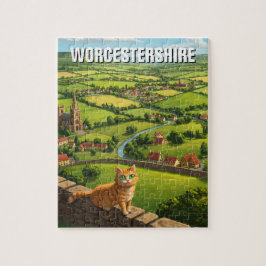 Katze in Worcestershire England Travel