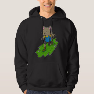 Katze Inline-Skating Rollschuhe Sport Hoodie