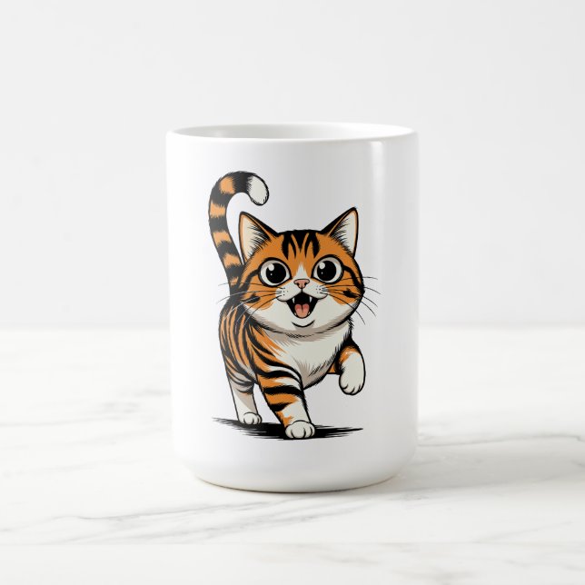 Katze Kaffeetasse (Mittel)
