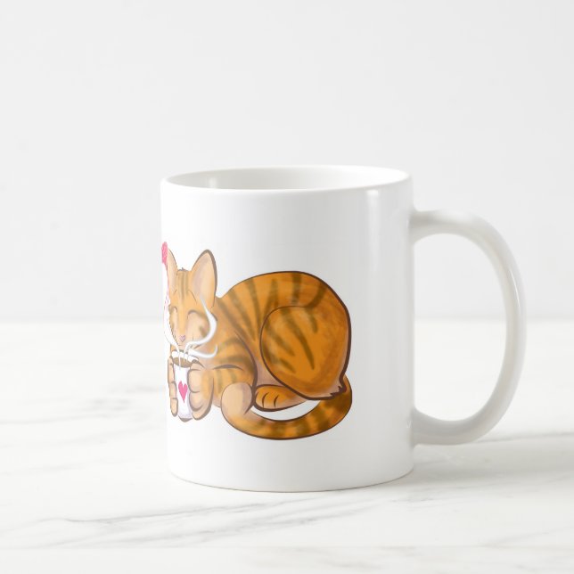 Katze Kaffeetasse (Rechts)