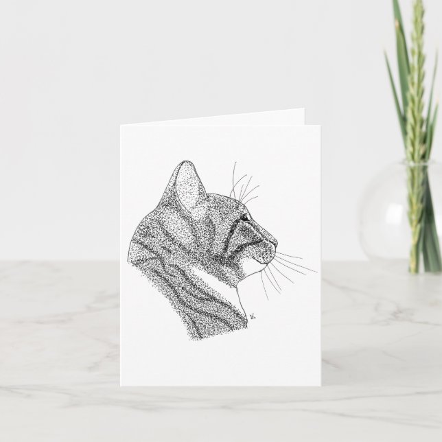 Katze Karte (Vorderseite)