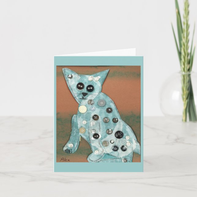 Katze Karte (Vorderseite)