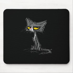 Katze Kätzchen Habe ich meine Augen laut verdreht Mousepad