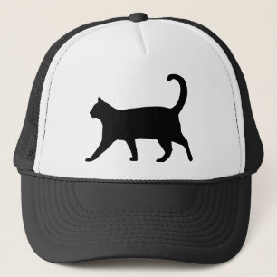 Katze Kätzchen Hauskatze ist Mustache Tomcat. Truckerkappe