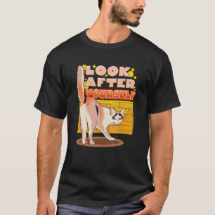 Katze Katze Kätzchen Zitat Vater Mutter 14 T-Shirt