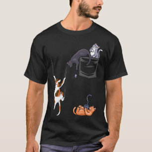 Katze Katze Katze Pocke Katze T-Shirt