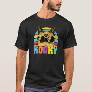 Katze Katzen Verrückte Katze trägt Sonnenbrille T-Shirt