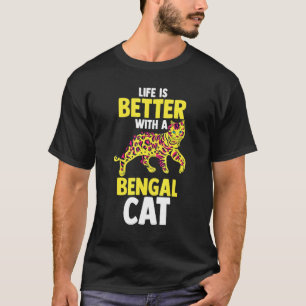 Katze Katzenmama Mit einer Bengalkatze T-Shirt
